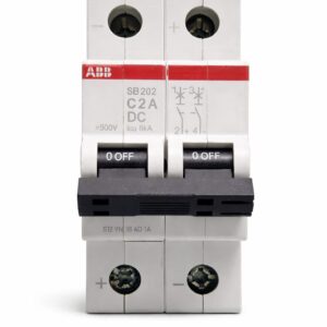 ABB DC MCB 2A 2P SB200 DC Miniature Circuit Breaker