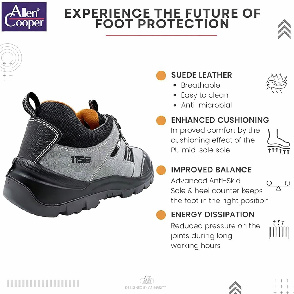 Allen Cooper 1156 Men's Safety Shoe