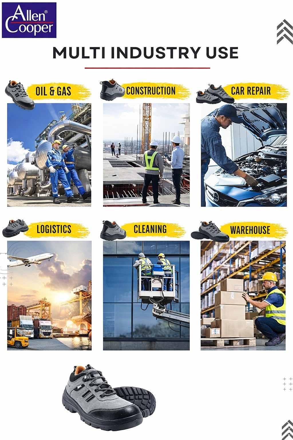 Allen Cooper 1156 Men's Safety Shoe