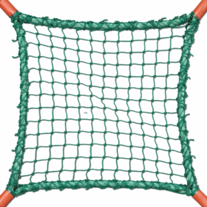 Safety Nets Double Layer green heavy-duty construction fall protection net with reinforced border rope
