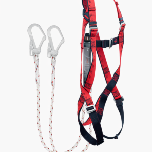 Karam Safety Harness PN351 with rope lanyard for fall protection