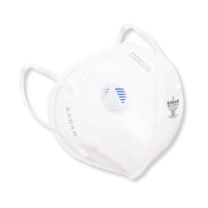 FFP1S Disposable Face Respirator with Ear Loops and Exhalation Valve- R01+