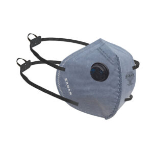 FFP2 SL NR D Disposable Face Respirator with Exhalation Valve, Nose Padding and Headbands having Adjuster- RFH12+