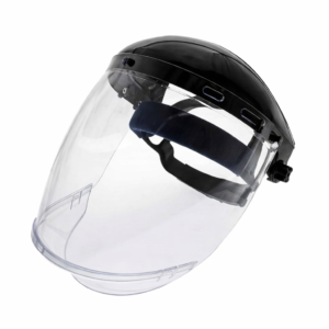 Udyogi FC 1000 Face Shield clear industrial protective visor with adjustable headgear
