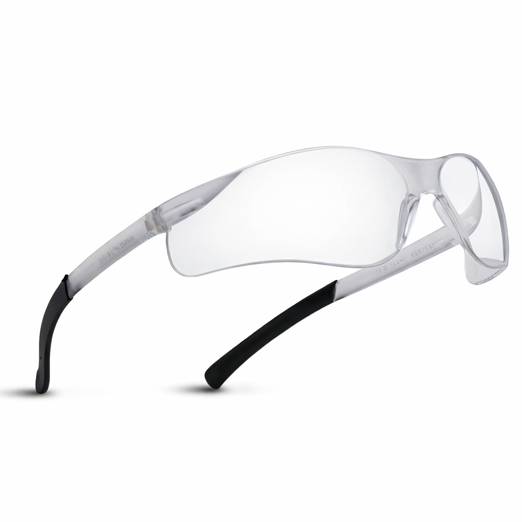 Udyogi Plain Safety Glasses UD81 clear polycarbonate industrial eyewear