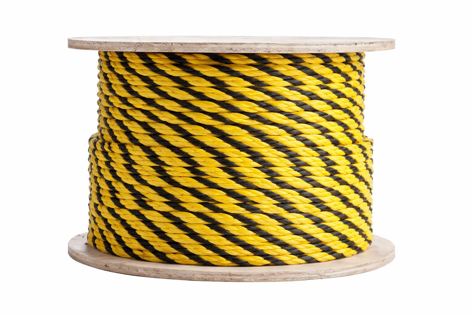 Delta PP Rope yellow polypropylene industrial rope coil for construction and packaging use