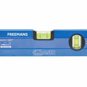 Freemans 30cm BASIK BOX SECTION ALUMINIUM Spirit Level
