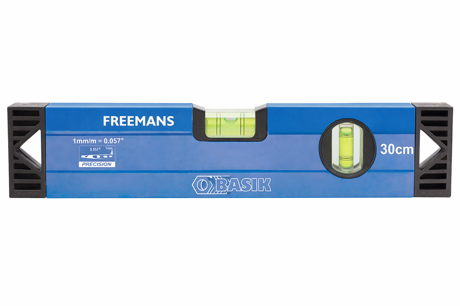 Freemans 30cm BASIK BOX SECTION ALUMINIUM Spirit Level