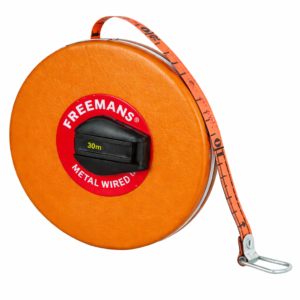 Freemas 30m METAL WIRED LEATHERETTE Measuring Tape