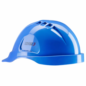 Udyogi Fusion 6000 Series blue safety helmet for construction and industrial use