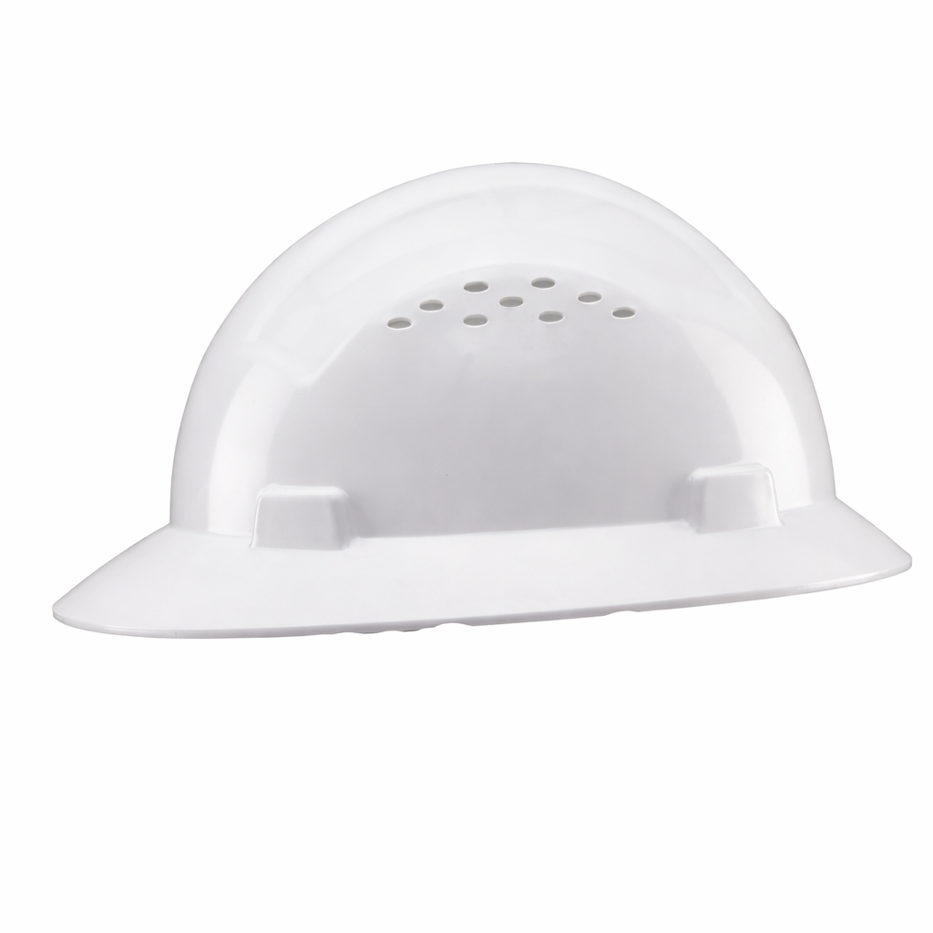 Udyogi Prithvi Safety Helmet white industrial hard hat for construction use