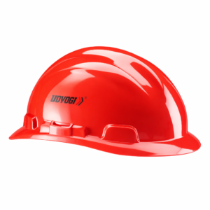 Udyogi Ultra Pro 3000 Series red safety helmet for construction and industrial use