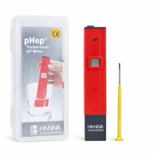 Digital pH Meter 0-14 range portable water testing device