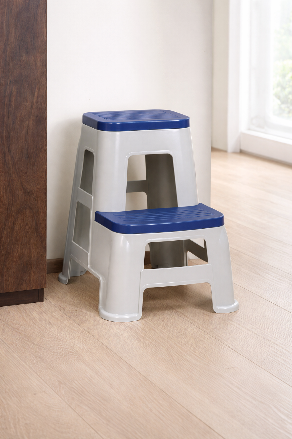 Nilkamal STL31 plastic step stool for home and kitchen use