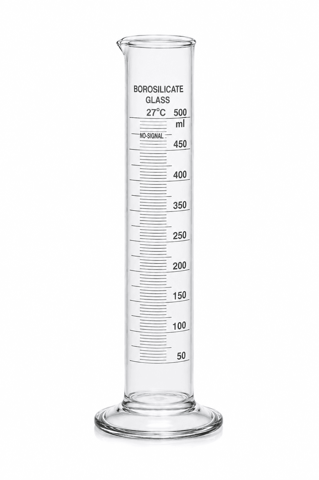 borosilicate glass measuring cylinders 500ml