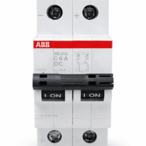 abb dc mcb 6a 2p
