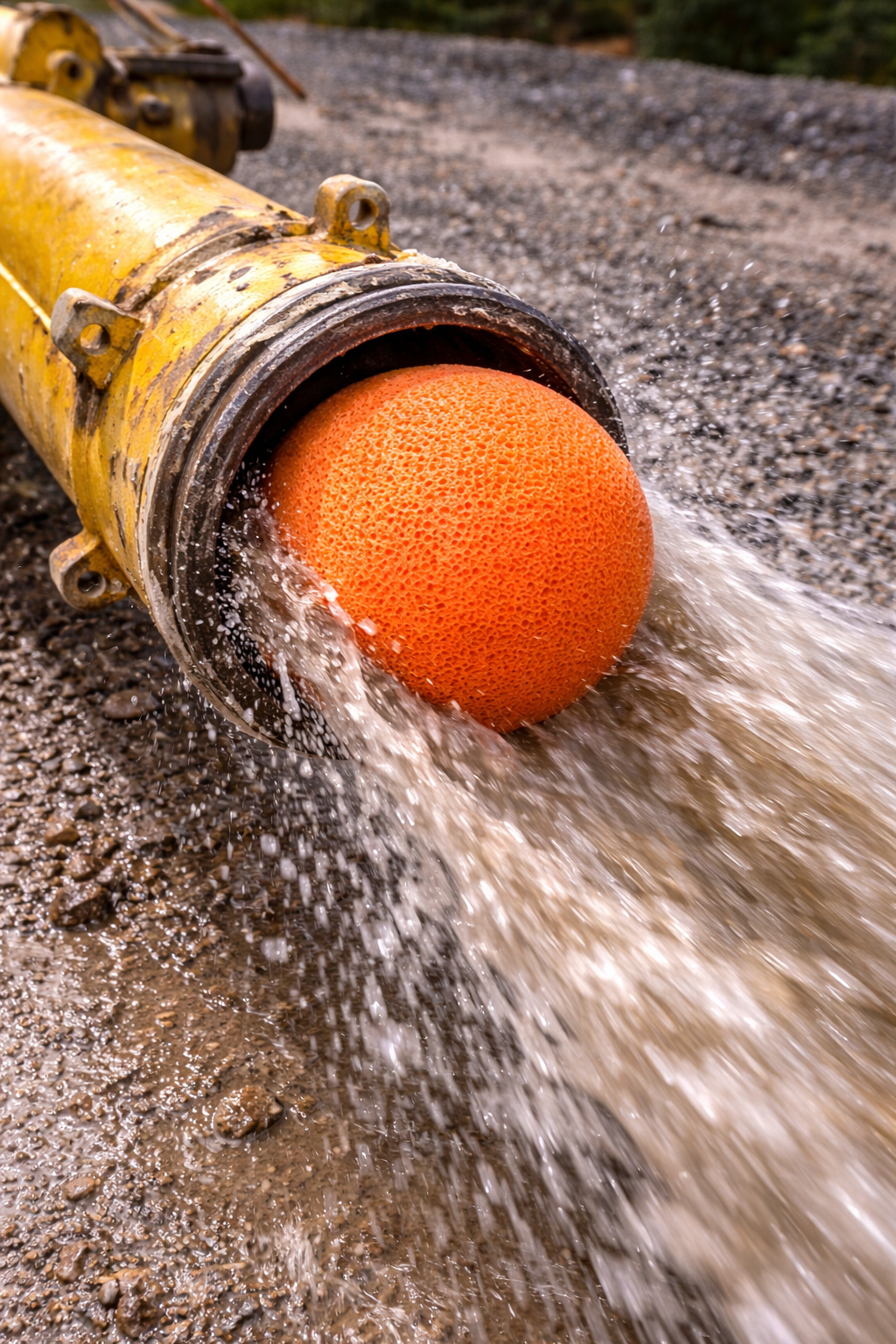 sponge ball for cement pipeline cleaning