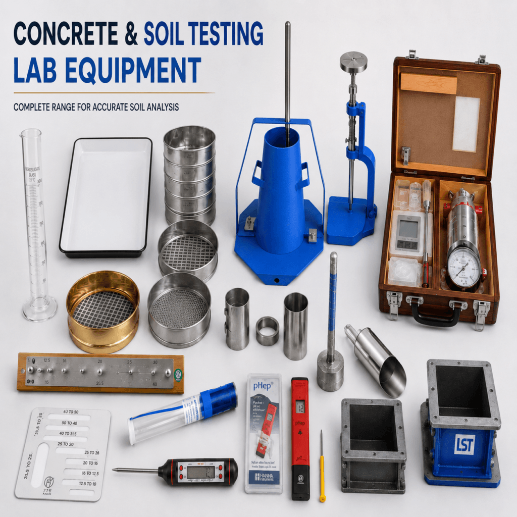 Concrete & Soil Testing lab equipment